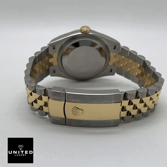 Rolex Datejust 126233 Rolex Datejust 36 Wimbledon Two Tone Jubilee Fold Clasp on the Rolex Logo Replica