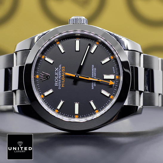 Rolex Milgauss 116400 Rolex Milgauss 116400 Black dial with Luminous stick indices Replica