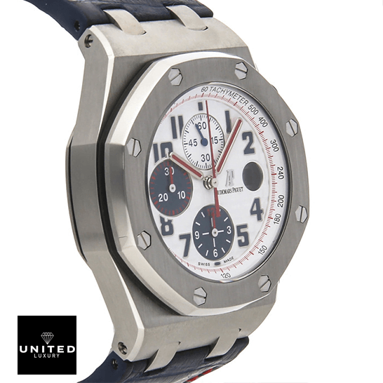 Ap Royal Oak 26208ST.OO_.D305CR.01 White Dial Replica left side view white background