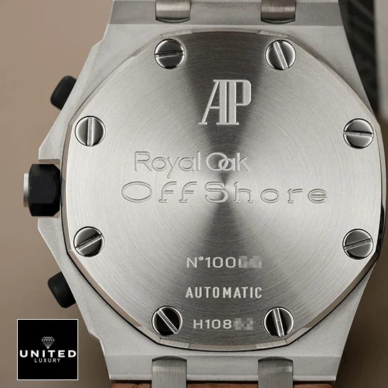 Audemars Piguet Royal Oak Offshore 26170ST.OO.D091CR.01 Audemars Piguet Royal Oak Offshore Automatıc Steel Case Replica upside view