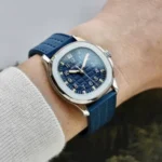 Patek Philippe – Aquanaut –  Rubber Strap – Straight – Blue - Image 2