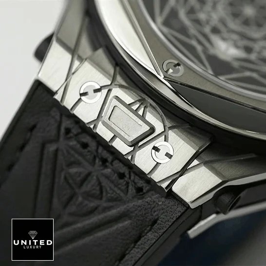 Hublot Big Bang Sang Bleu 415.NX.1112.VR.MXM16 Ultra Realistic Replica hublot big bang sang bleu 415.NX .1112.VR .MXM16 man Hublot Big Bang Sang Blue 415.NX_.1112.VR Replica black rubber bracelet