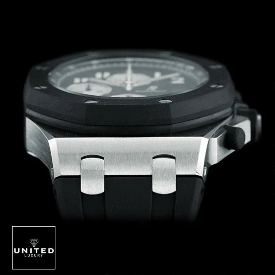 Audemars Piguet Royal Oak Offshore 25940SK.OO.D002CA.03 Master Clone Quality audemarspiguet royaloakoffshore 25940SK.OO .D002CA.03 replica bezel Audemars Piguet Black Bezel 25940SK.OO_.D002CA.03 Replica black background