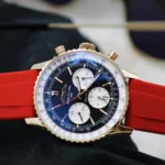 Breitling – Navitimer –  Rubber Strap – Red - Image 2