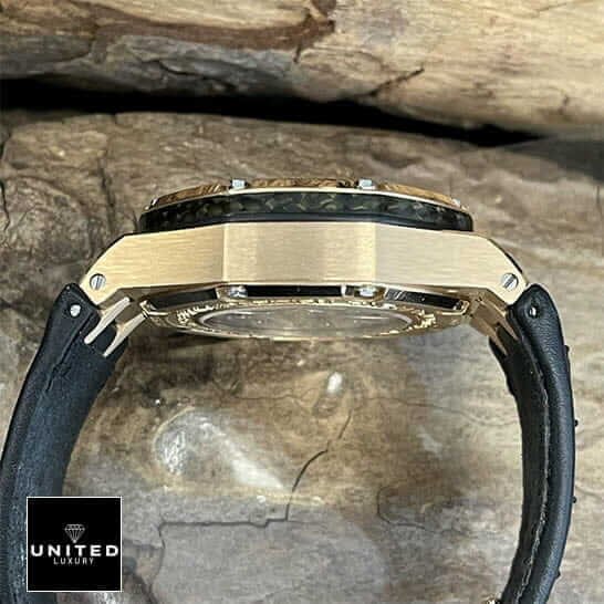Audemars Piguet Royal Oak Offshore 26030IO.OO.D001IN.01 Ap Montaya Gold Case Black Leather