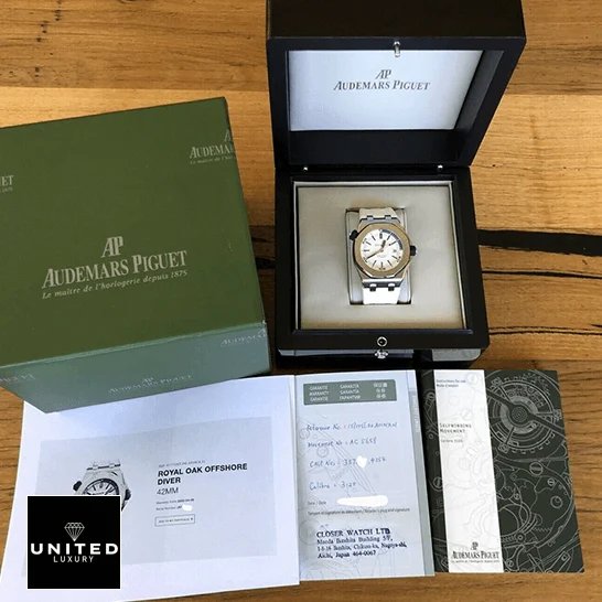 Audemars Piguet Royal Oak Offshore 26170ST.OO.D101CR.01 Audemars Piguet Royal Oak White Rubber Replica int the box & warranty card