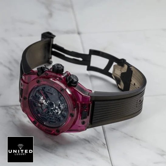 Hublot Big Bang Unico Hublot Big Bang Unico Red Sapphire 411.JR_.4901.RT Replica opened clasp