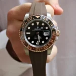 Rolex – GMT-Master –  Rubber Strap – Brown - Image 3