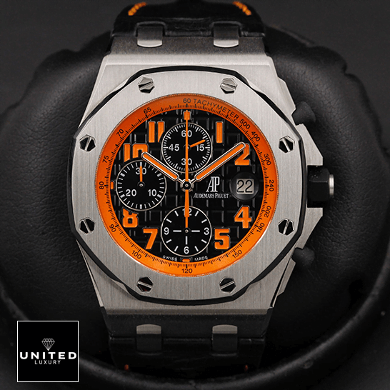 Audemars Piguet Royal Oak Offshore 26170ST.OO.D101CR.01 Audemars Piguet Royal Oak Orange Black Dial Replica in the black box
