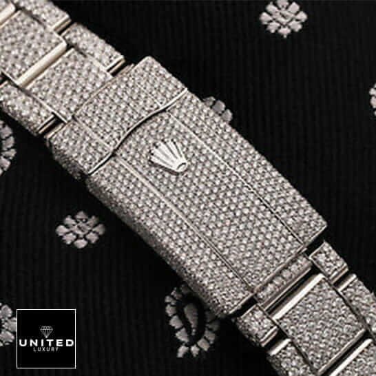 Rolex Datejust 116624 Rolex Datejust 116625 Replica Full Diamond Fold Clasp
