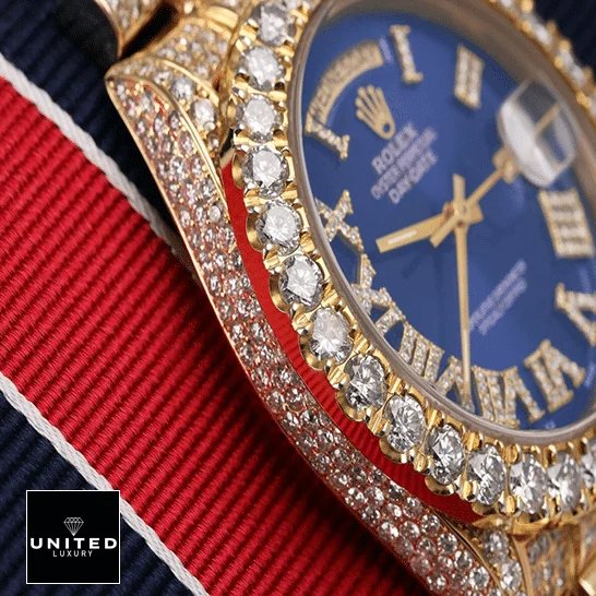 Rolex Day-Date 18038 Rolex Day-Date 36 18038 Gem-Set Bezel Replica