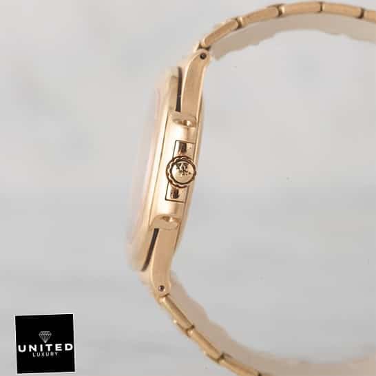 Patek Philippe Nautilus 3700 Patek Philippe Nautillus Vintage Gold Replica Gold Crown Pusher