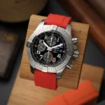 Breitling – Avenger –  Rubber Strap – Red - Image 2