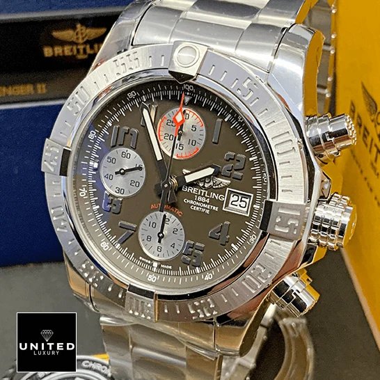 Breitling Avenger A13381 Automatic Super Clone  breitling avenger A1338111F564170A replica tiltedright
