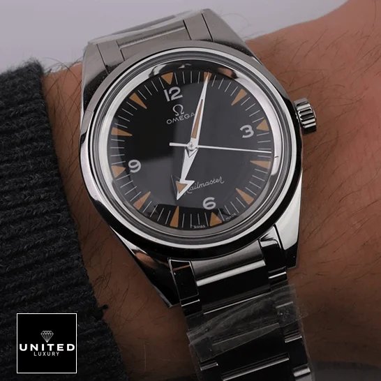 Omega Seamaster Railmaster Steel 220.10.38.20.01.002 Masterpiece Replica omega seamaster 220.10.38.20.01.002 replica wrist Omega Seamaster Black Dial 220.10.38.20.01.002 Steel Bracelet Replica on the man wristh