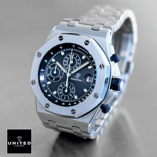 Audemars Piguet Royal Oak Offshore 26237ST Audemars Piguet 26237ST.OO_.1000ST.01 Blue Dial Replica blue push button