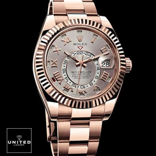 Rolex Sky-Dweller 326935 Rolex Sky-Dweller Pink Gold 326935-0004 Replica