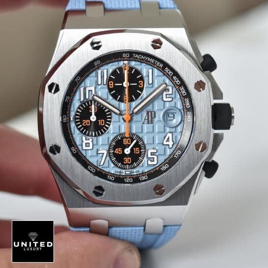 Audemars Piguet Royal Oak Selfwinding 26238ST Audemars Piguet 26238ST Steel Bezel Replica view at hand