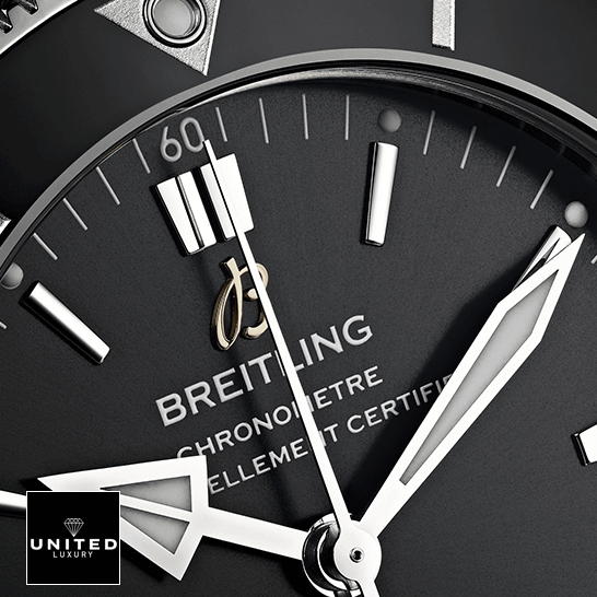 Breitling 128348RBR-0030 Breitling Superocean Heritage Automatic Black Dial Replica close analog view