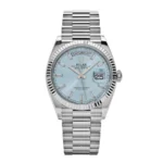 Rolex Day-Date 128236 “Ice Blue Grooved” Super Clone Quality