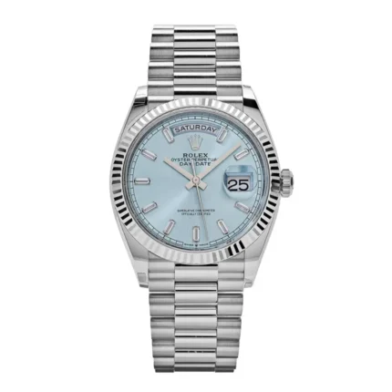 Rolex Day-Date 128236 “Ice Blue Grooved” Super Clone Quality