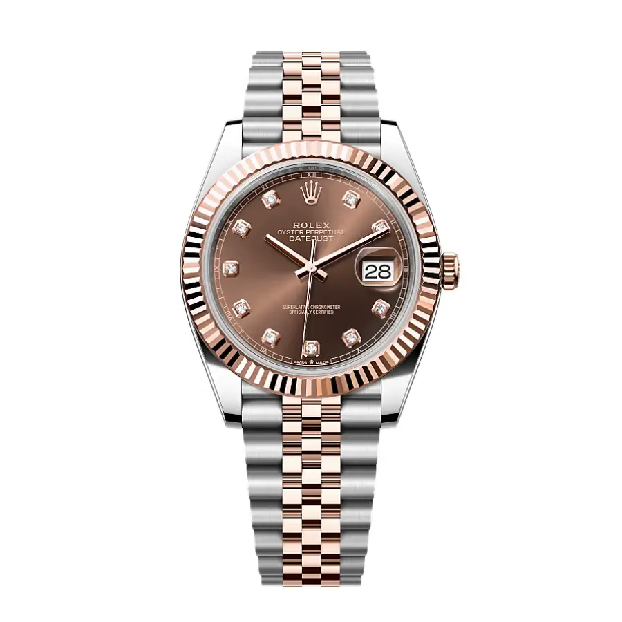 c66d8d7a125d113eff2a7e62793b0988e370d899 Rolex Datejust 126331-0004 “Chocolate” Precision Clone - Image 1