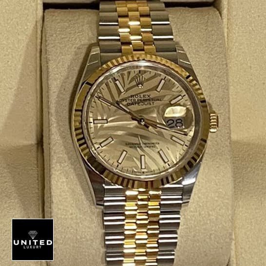 Rolex Datejust 126238 Rolex Datejust 36 126231-0033 Yellow Gold Fluted Bezel Replica