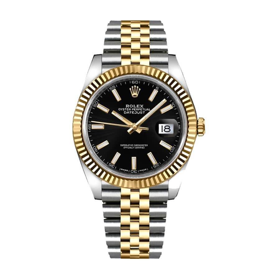 cbd4f27ea7af59ed95e35bccb2a551aad34d6d85 Rolex Datejust 126333 Black Jubilee Premium Replica 1:1 - Image 1