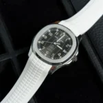 Patek Philippe – Aquanaut –  Rubber Strap – Curved – White - Image 2