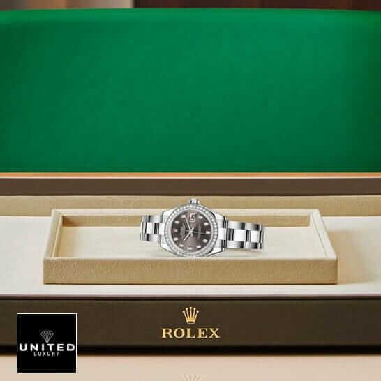 Rolex Datejust 128300 Rolex Datejust 128300 Dark Grey Diamond Replica