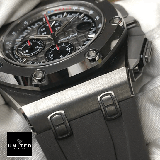 Audemars Piguet Royal Oak Carbon Case Grey Rubber Bracelet Replica