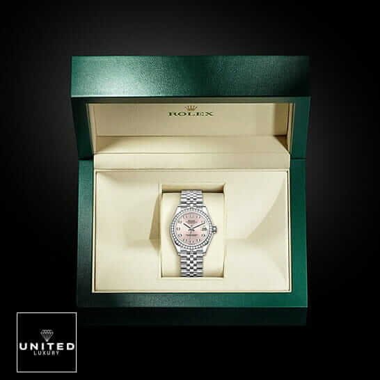 Rolex Datejust 126234 Rolex Datejust Pink Dial Jubilee Replica in the rolex box