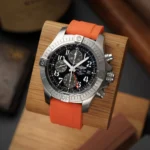 Breitling – Avenger –  Rubber Strap – Orange - Image 2