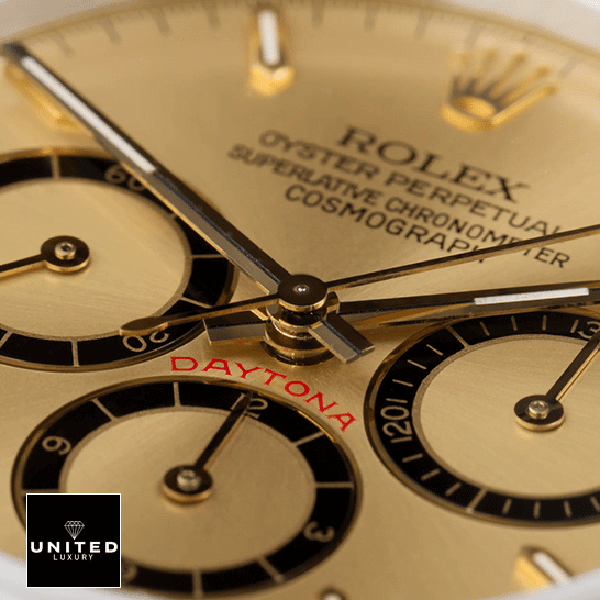 Rolex Daytona Cosmograph 16523 Rolex Daytona S.Steel Case Yellow Gold Bezel on the Rolex logo 16523 Replica