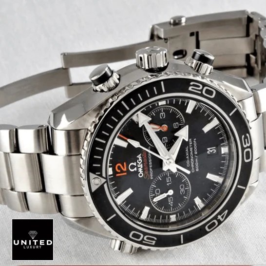 Omega Seamaster Planet Ocean Steel Replica crown / push button