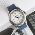 Rolex – Explorer II –  Rubber Strap – Blue - Image 3