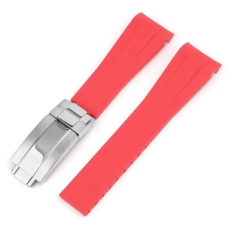 e23de96329a2e95536df5ad1fb131d2cff5eec97 Rolex – Submariner – Rubber Strap – Red - Image 1