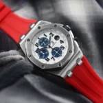 Audemars Piguet – Royal Oak Offshore –  Rubber Strap – Red - Image 2