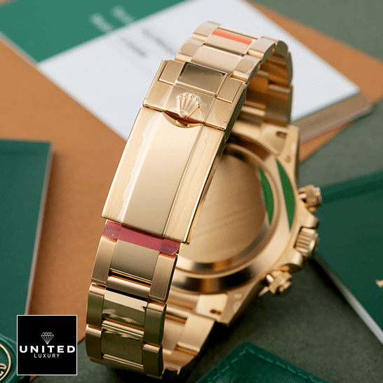 Rolex Cosmograph Daytona 116500LN Rolex Cosmograph Daytona 116508-0009 Yellow Gold Oyster Bracelet and Fold Clasp Replica