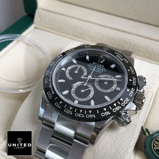 Rolex Daytona Cosmograph 116520 Rolex Daytona 116500ln-0002 Black Dial Oyster Replica in the box