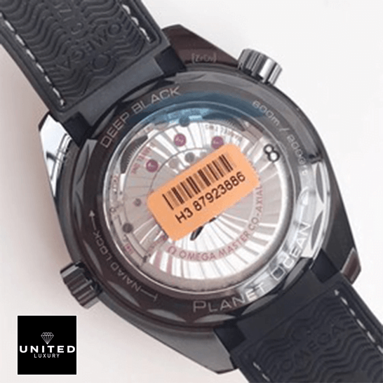 Omega Seamaster 215.92.46.22.01.001 Omega Deep Black Steel Case Replica upside view