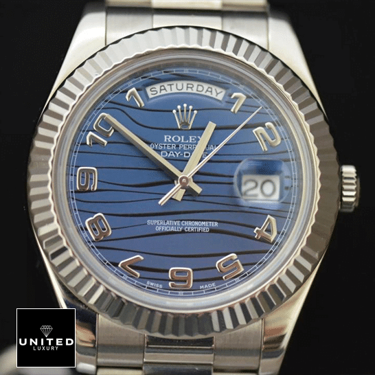Rolex Day-Date 228238-0002 Rolex Day-Date II 228238-003 Wave Dial Replica