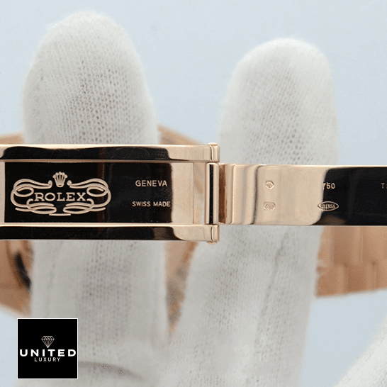 Rolex Day-Date 128235 Rolex Day-Date 36 128235-0037 Replica Rose Gold Open Fold Clasp