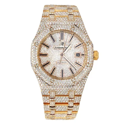 Audemars Piguet Royal Oak Chronograph 26331BA “Iced Out Gold” Ultra Fine Replica