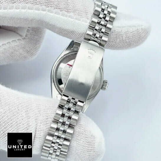 Rolex Datejust 126234 Rolex Stainless Steel Jubilee Bracelet & Clasp Replica on the hand