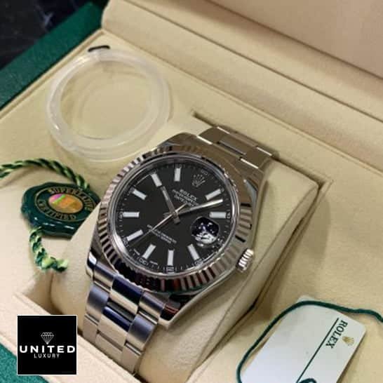 Rolex Datejust 116334BKSO Automatic Rolex Datejust II Automatic Black Dial 116334BKSO Oyster Replica in the box