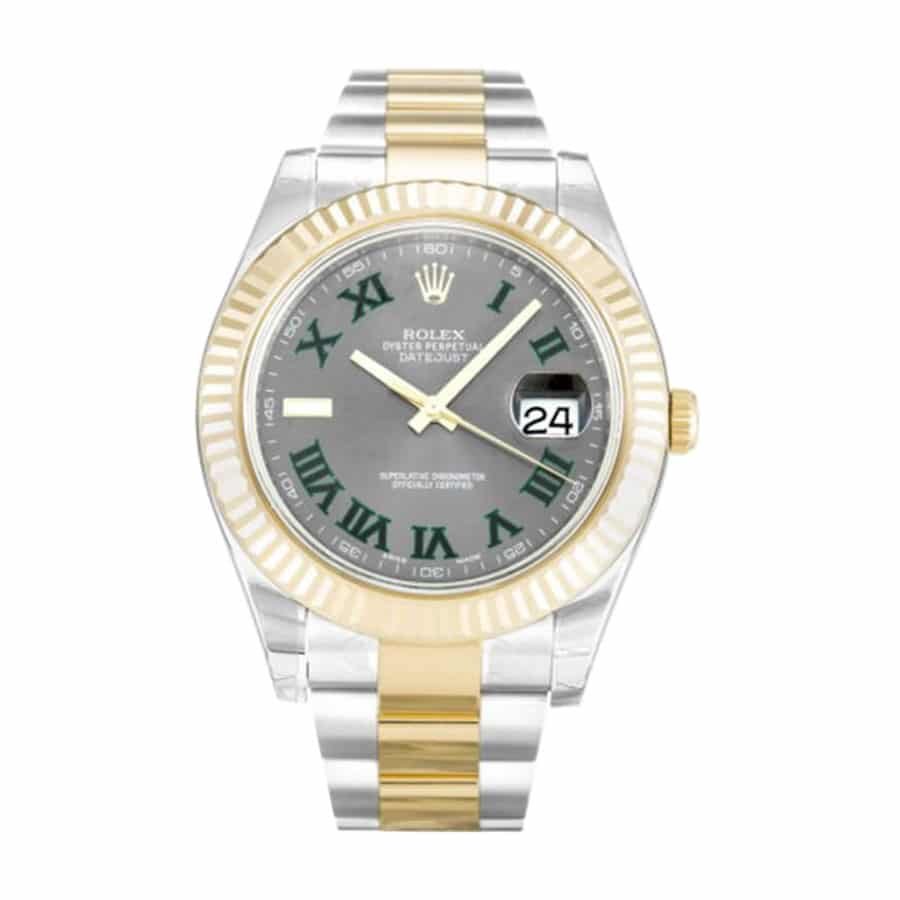 Rolex Datejust Grey Roman Dial 116333-0001 Mirror Clone Quality