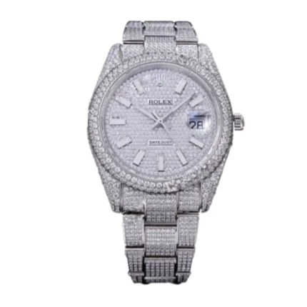 Rolex Datejust 116334 “Iced Out” Near Original Replica
