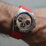Breitling – Chronomat –  Rubber Strap – Red - Image 2