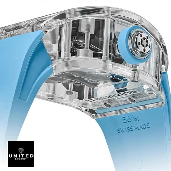 Richard Mille RM 053-02 Richard Mille Tourbillion RM53-02 Sapphire Left Replica side view